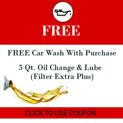 free car wash with oil change